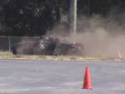 RX-7 does a power slide
